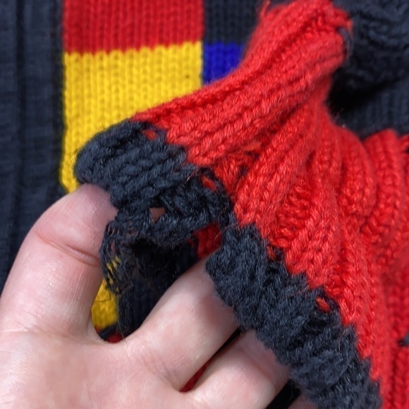 Northeast Knitters Colorful Full Zip Vintage Sweater - Picture 5 of 6